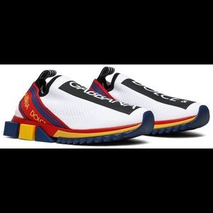 Dolce & Gabbana Sorrento Melt 'White Multi-Color' Shoes